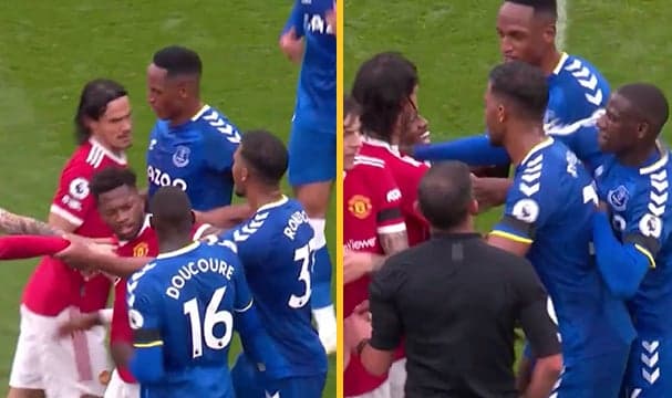 Everton midfielder Doucoure lucky to escape caution after Fred swipe Everton midfielder Doucoure lucky to escape caution after Fred swipe