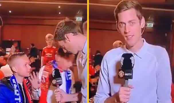 Kids hijack live MUTV broadcast with ‘Ole out’ demands after Everton draw Kids hijack live MUTV broadcast with ‘Ole out’ demands after Everton draw
