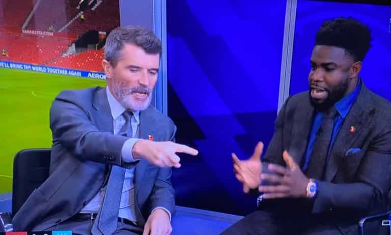Roy Keane lost it with Micah Richards over Van de Beek claim Roy Keane lost it with Micah Richards over Van de Beek claim