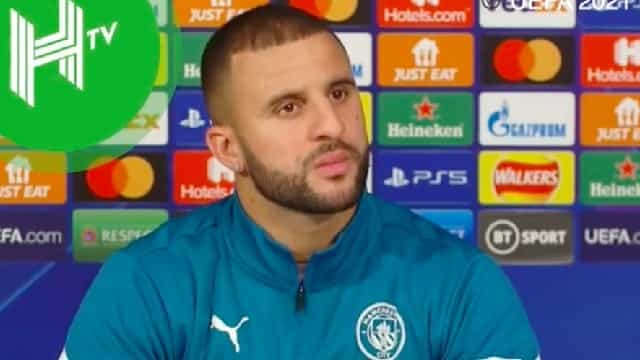 Irish journalist apologies to Manchester City player Kyle Walker after bizarre press conference Irish journalist apologies to Manchester City player Kyle Walker after bizarre press conference