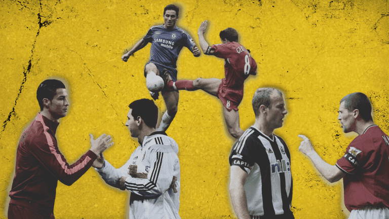 Quiz: Name the players these famous footballers played against the most times Quiz: Name the players these famous footballers played against the most times