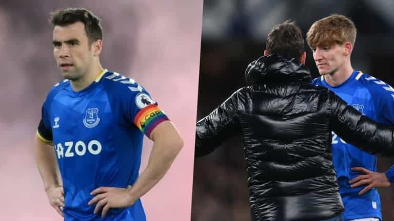 Seamus Coleman intervened after his Everton teammate was confronted by a fan on the pitch Seamus Coleman intervened after his Everton teammate was confronted by a fan on the pitch