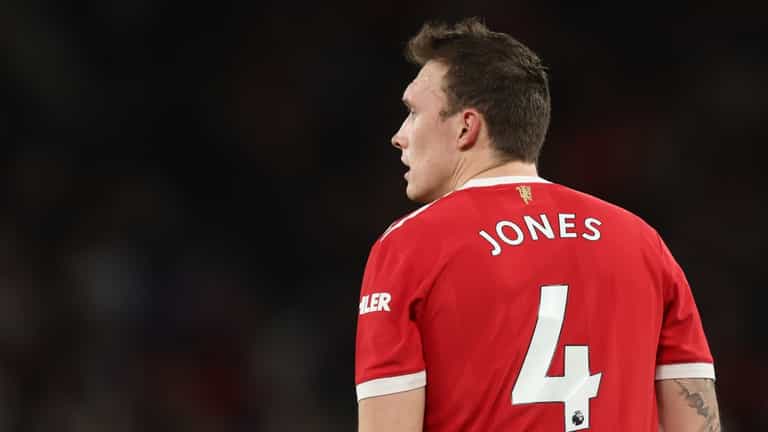 Touchline footage shows Phil Jones on verge of tears after emotional Man United return Touchline footage shows Phil Jones on verge of tears after emotional Man United return