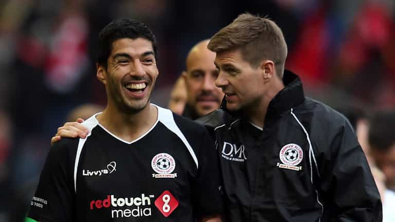 Steven Gerrard ‘makes approach’ to bring Luis Suarez to Aston Villa Steven Gerrard ‘makes approach’ to bring Luis Suarez to Aston Villa