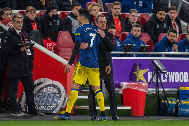 Ralf Rangnick backs decision to sub Ronaldo during Brentford game Ralf Rangnick backs decision to sub Ronaldo during Brentford game