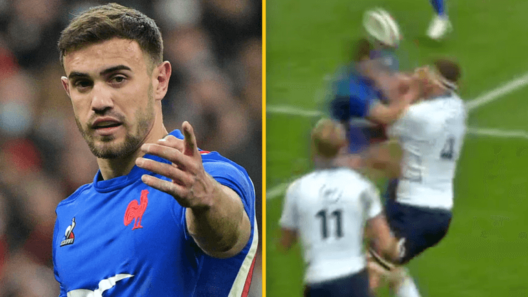 “It looks like a flying head-butt from WWE” – Scotland fans fume as Melvyn Jaminet avoids card “It looks like a flying head-butt from WWE” – Scotland fans fume as Melvyn Jaminet avoids card