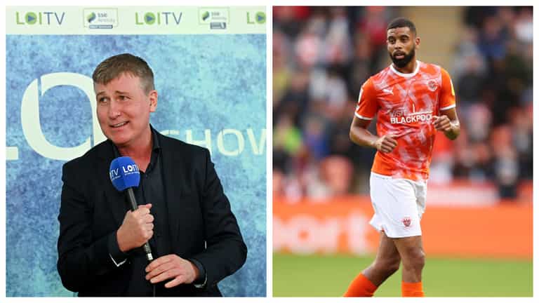 Stephen Kenny reveals Blackpool winger CJ Hamilton has declared for Ireland Stephen Kenny reveals Blackpool winger CJ Hamilton has declared for Ireland