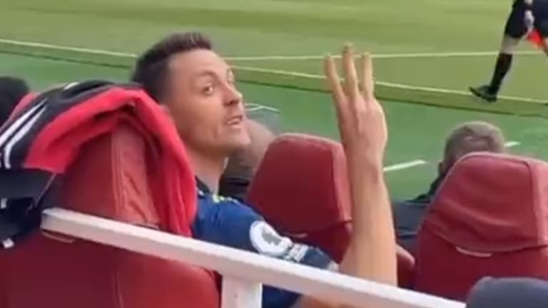 Nemanja Matic channels Jose Mourinho during row with Arsenal fans Nemanja Matic channels Jose Mourinho during row with Arsenal fans