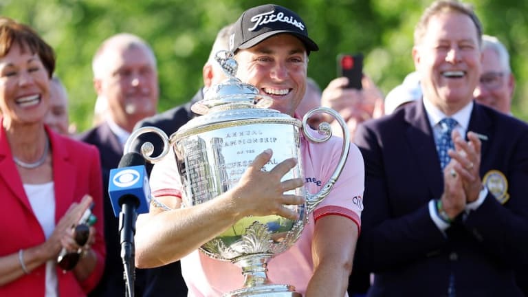 Golf correspondent that wrote off Justin Thomas fronts up at press conference Golf correspondent that wrote off Justin Thomas fronts up at press conference