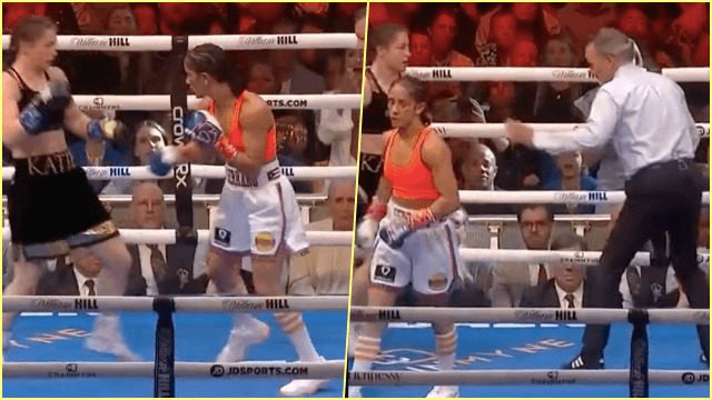 The atmosphere at Madison Square Garden was so loud that the referee couldn’t even hear the bell The atmosphere at Madison Square Garden was so loud that the referee couldn’t even hear the bell