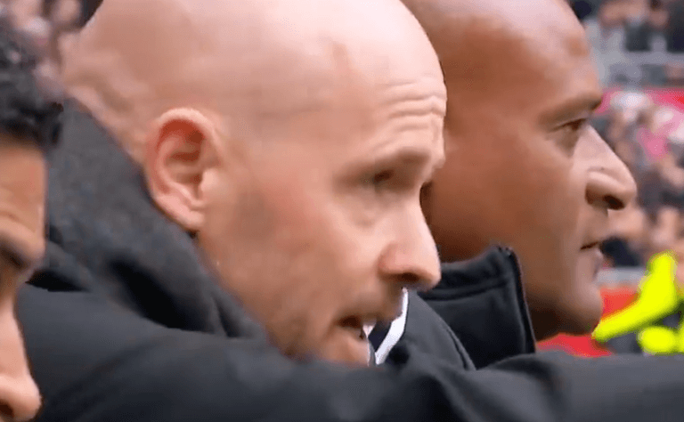 Footage emerges of Erik ten Hag reacting to Man United target Tyrell Malacia Footage emerges of Erik ten Hag reacting to Man United target Tyrell Malacia