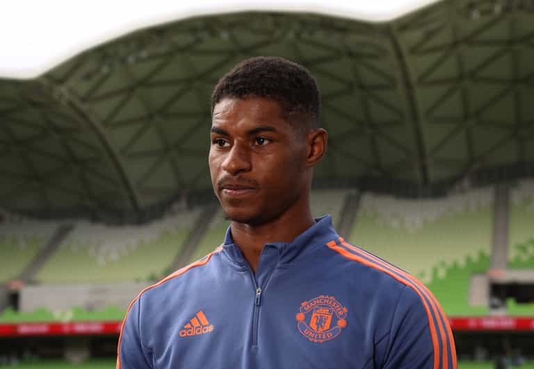 Australian TV star loses it over ’embarrassing’ AFL photo of Marcus Rashford Australian TV star loses it over ’embarrassing’ AFL photo of Marcus Rashford