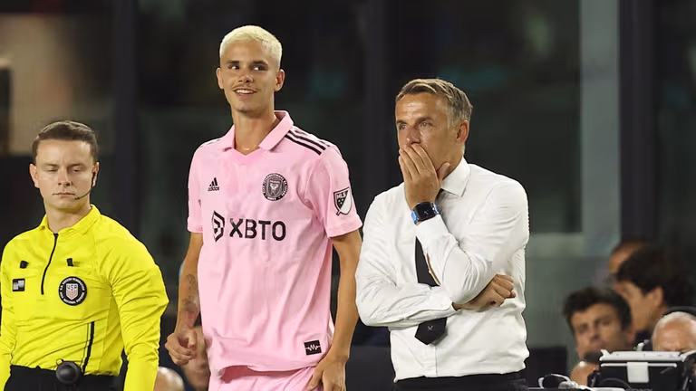 Phil Neville defends playing Romeo Beckham and his son in 6-0 loss to Barcelona Phil Neville defends playing Romeo Beckham and his son in 6-0 loss to Barcelona