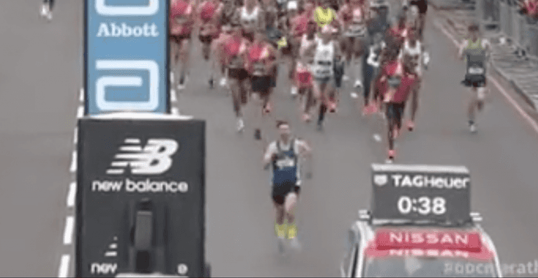 London Marathon sprinter shares his finishing time London Marathon sprinter shares his finishing time