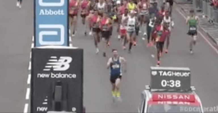 London Marathon sprinter shares his finishing time London Marathon sprinter shares his finishing time