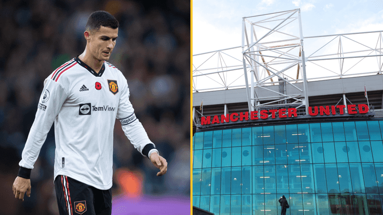 Cristiano Ronaldo removed from Old Trafford advertising boards Cristiano Ronaldo removed from Old Trafford advertising boards