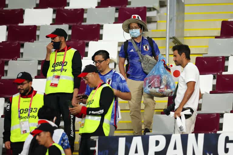 Japan fans explain why they clean up after World Cup matches Japan fans explain why they clean up after World Cup matches