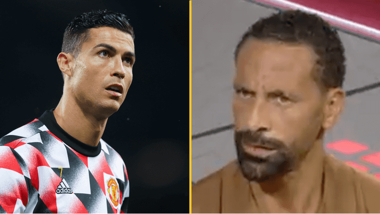 Rio Ferdinand gives live TV reaction to Cristiano Ronaldo’s Man United departure Rio Ferdinand gives live TV reaction to Cristiano Ronaldo’s Man United departure