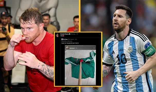 Canelo Alvarez duped by fake Lionel Messi Instagram post Canelo Alvarez duped by fake Lionel Messi Instagram post