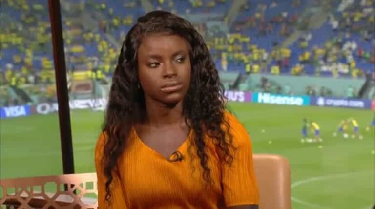 Eniola Aluko responds to criticism after on-air mistake on ITV Eniola Aluko responds to criticism after on-air mistake on ITV