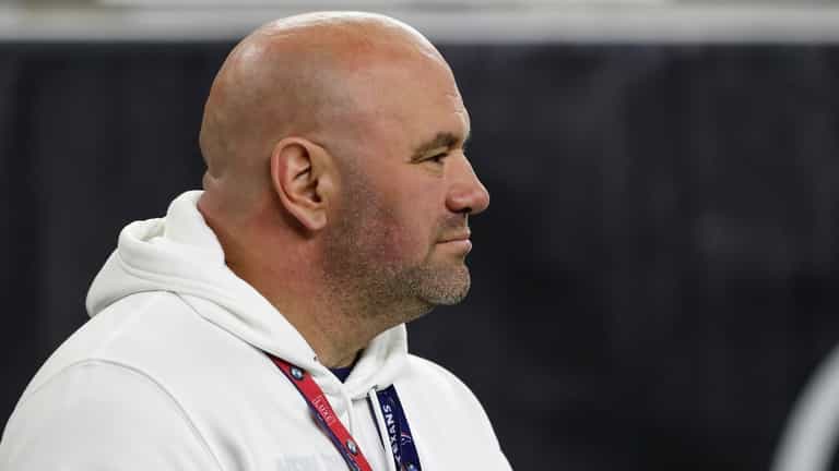 Dana White apologises after being caught slapping his wife on film Dana White apologises after being caught slapping his wife on film