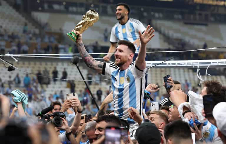 Argentine farmer grows 124-acre image of Lionel Messi visible from space Argentine farmer grows 124-acre image of Lionel Messi visible from space