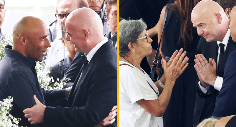 Gianni Infantino criticised for taking selfie in front of Pelé’s open casket Gianni Infantino criticised for taking selfie in front of Pelé’s open casket