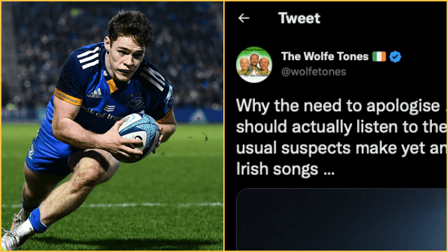 Wolfe Tones hit out at Leinster’s apology for playing Irish rebel song Wolfe Tones hit out at Leinster’s apology for playing Irish rebel song