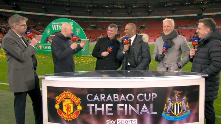 Roy Keane jokingly tells Erik ten Hag to resign after Carabao Cup win Roy Keane jokingly tells Erik ten Hag to resign after Carabao Cup win