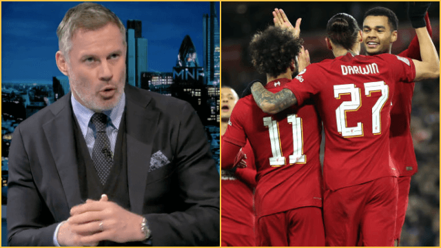 Jamie Carragher believes Liverpool have unearthed a new front three Jamie Carragher believes Liverpool have unearthed a new front three
