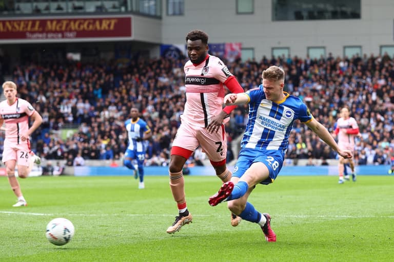 Evan Ferguson scores twice for Brighton as France game looms Evan Ferguson scores twice for Brighton as France game looms