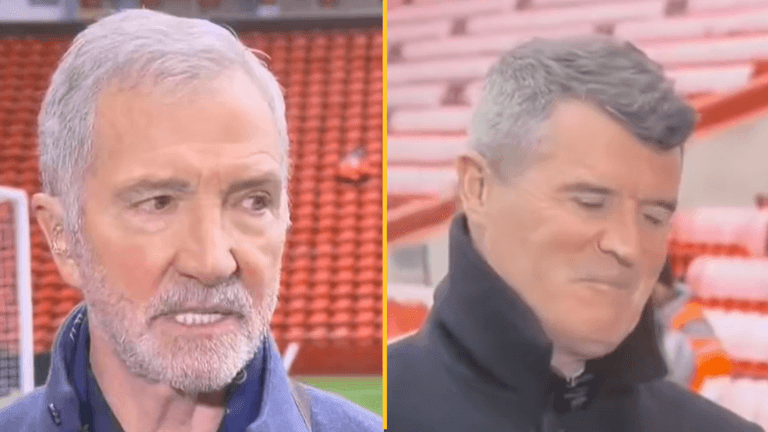 Roy Keane gives priceless reaction to Graeme Souness’ Liverpool vs Man United prediction Roy Keane gives priceless reaction to Graeme Souness’ Liverpool vs Man United prediction