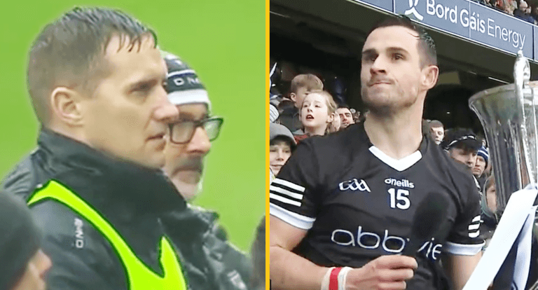 “This one’s for Red” – Sligo captain dedicates Division Four win to their fallen team-mate “This one’s for Red” – Sligo captain dedicates Division Four win to their fallen team-mate