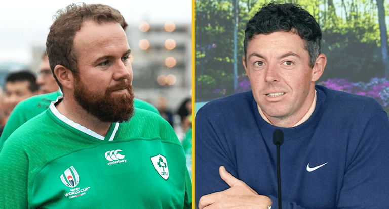 Shane Lowry interrupts Kiwi journalist after himself and McIlroy asked about Ireland’s chances at Rugby World Cup Shane Lowry interrupts Kiwi journalist after himself and McIlroy asked about Ireland’s chances at Rugby World Cup