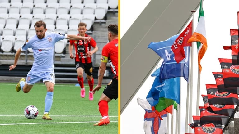 Flag mix-up for Derry City in Europe as tricolour replaces Northern Irish flag Flag mix-up for Derry City in Europe as tricolour replaces Northern Irish flag