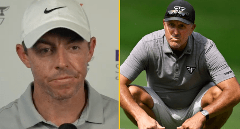 Rory McIlroy swipes at Phil Mickelson after Ryder Cup betting allegation Rory McIlroy swipes at Phil Mickelson after Ryder Cup betting allegation