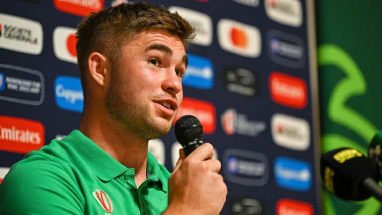 Jack Crowley’s confident press conference reminder gives Springboks something to chew over Jack Crowley’s confident press conference reminder gives Springboks something to chew over