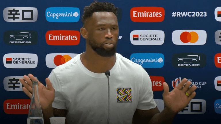 Siya Kolisi inspires press conference cheers as he addresses biggest Springbok weakness Siya Kolisi inspires press conference cheers as he addresses biggest Springbok weakness