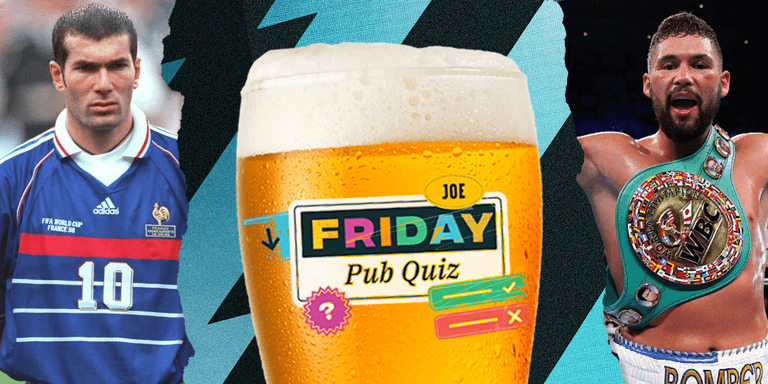 The SportsJOE Friday Pub Quiz: Week 48 The SportsJOE Friday Pub Quiz: Week 48