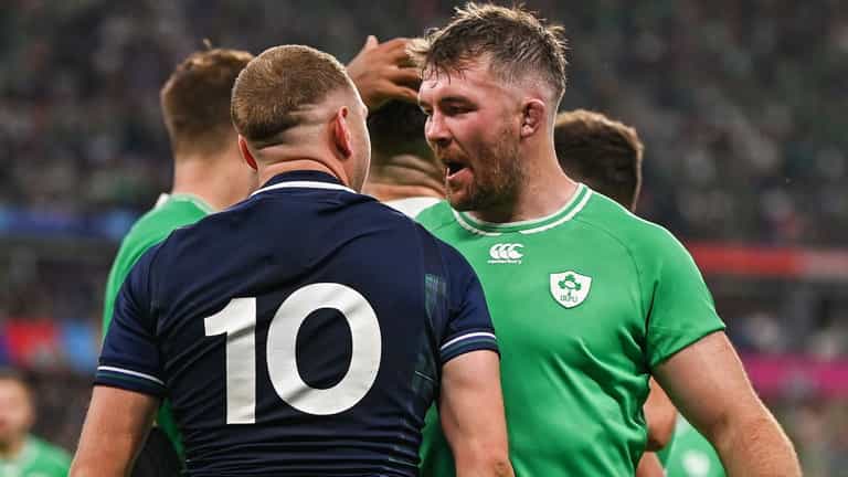 Full-time reaction of Finn Russell shows side of Peter O’Mahony we don’t often see Full-time reaction of Finn Russell shows side of Peter O’Mahony we don’t often see