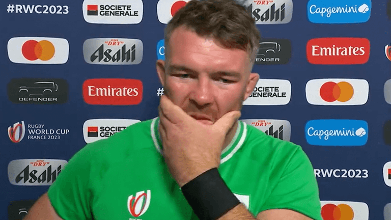 Rob Kearney in stitches as Peter O’Mahony delivers emphatic post-match interview Rob Kearney in stitches as Peter O’Mahony delivers emphatic post-match interview
