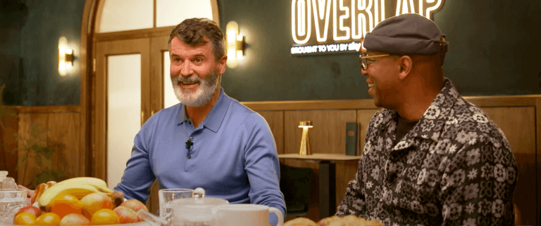 Roy Keane cracks up fellow pundits with De Gea-Onana U-turn joke Roy Keane cracks up fellow pundits with De Gea-Onana U-turn joke