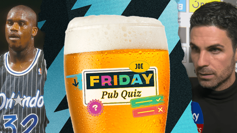 The SportsJOE Friday Pub Quiz: Week 50 The SportsJOE Friday Pub Quiz: Week 50