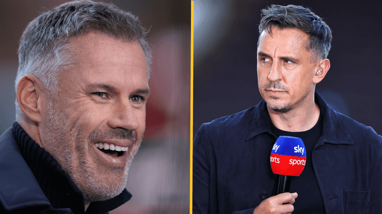 Jamie Carragher sends Gary Neville reminder after Man United’s European exit Jamie Carragher sends Gary Neville reminder after Man United’s European exit