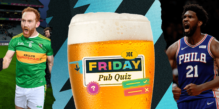 The SportsJOE Friday Pub Quiz: Week 58 The SportsJOE Friday Pub Quiz: Week 58