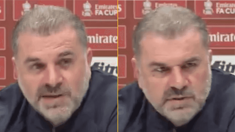 Ange Postecoglou shuts down Spurs trophy question with clever response Ange Postecoglou shuts down Spurs trophy question with clever response