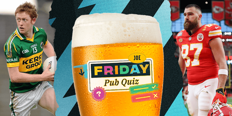 The SportsJOE Friday Pub Quiz: Week 61 The SportsJOE Friday Pub Quiz: Week 61