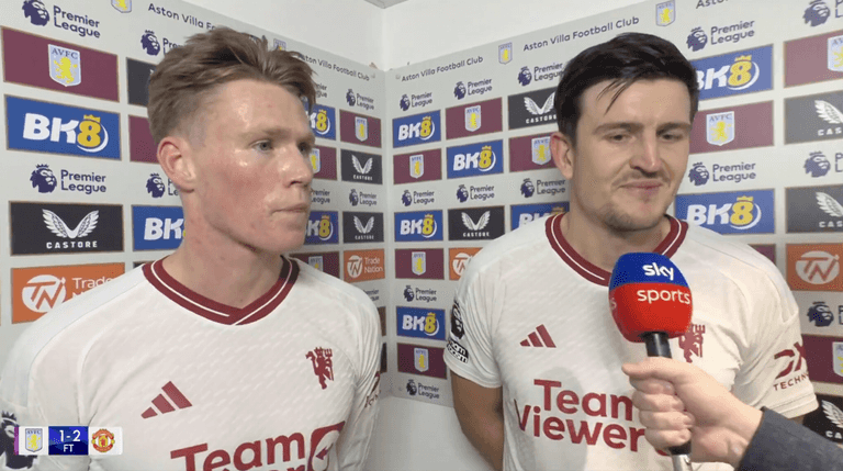 Scott McTominay and Harry Maguire still there, still fighting Scott McTominay and Harry Maguire still there, still fighting