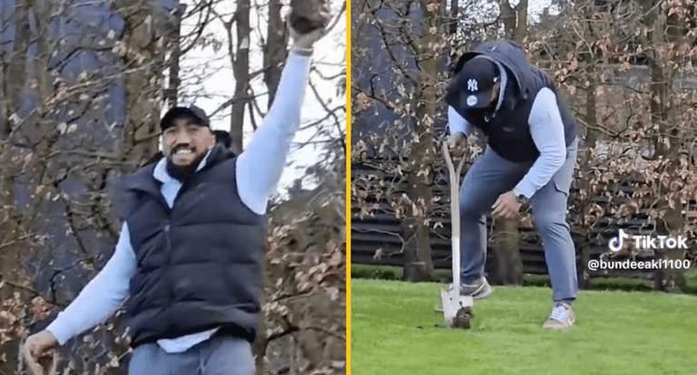 Bundee Aki is a brave man as he takes chunks out of Peter O’Mahony’s famous garden Bundee Aki is a brave man as he takes chunks out of Peter O’Mahony’s famous garden