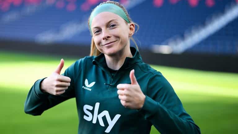 Hayley Nolan eager for more glory days in green after impressive English football feat Hayley Nolan eager for more glory days in green after impressive English football feat